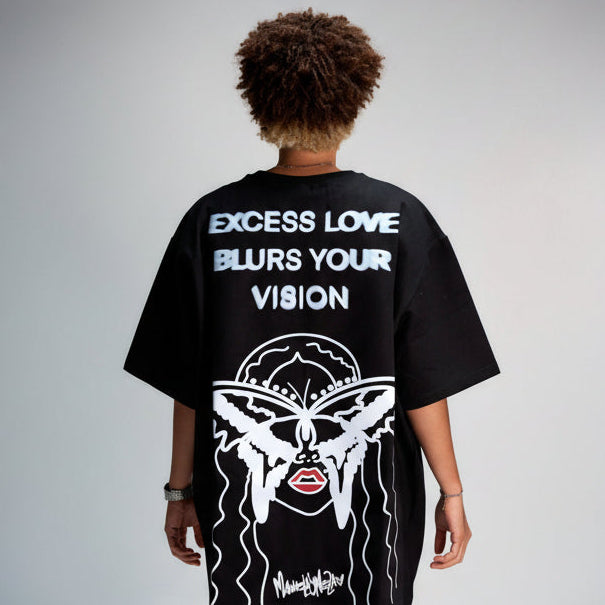 Bold graphic T-shirt featuring inspirational message and artistic illustration for empowering fashion and self-expression. Stylish design from Shacra by Shacrabyisacar.