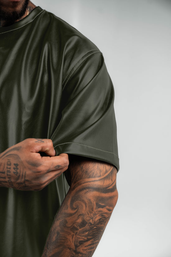 MILÁN OVERSIZED T-SHIRT OLIVE GREEN