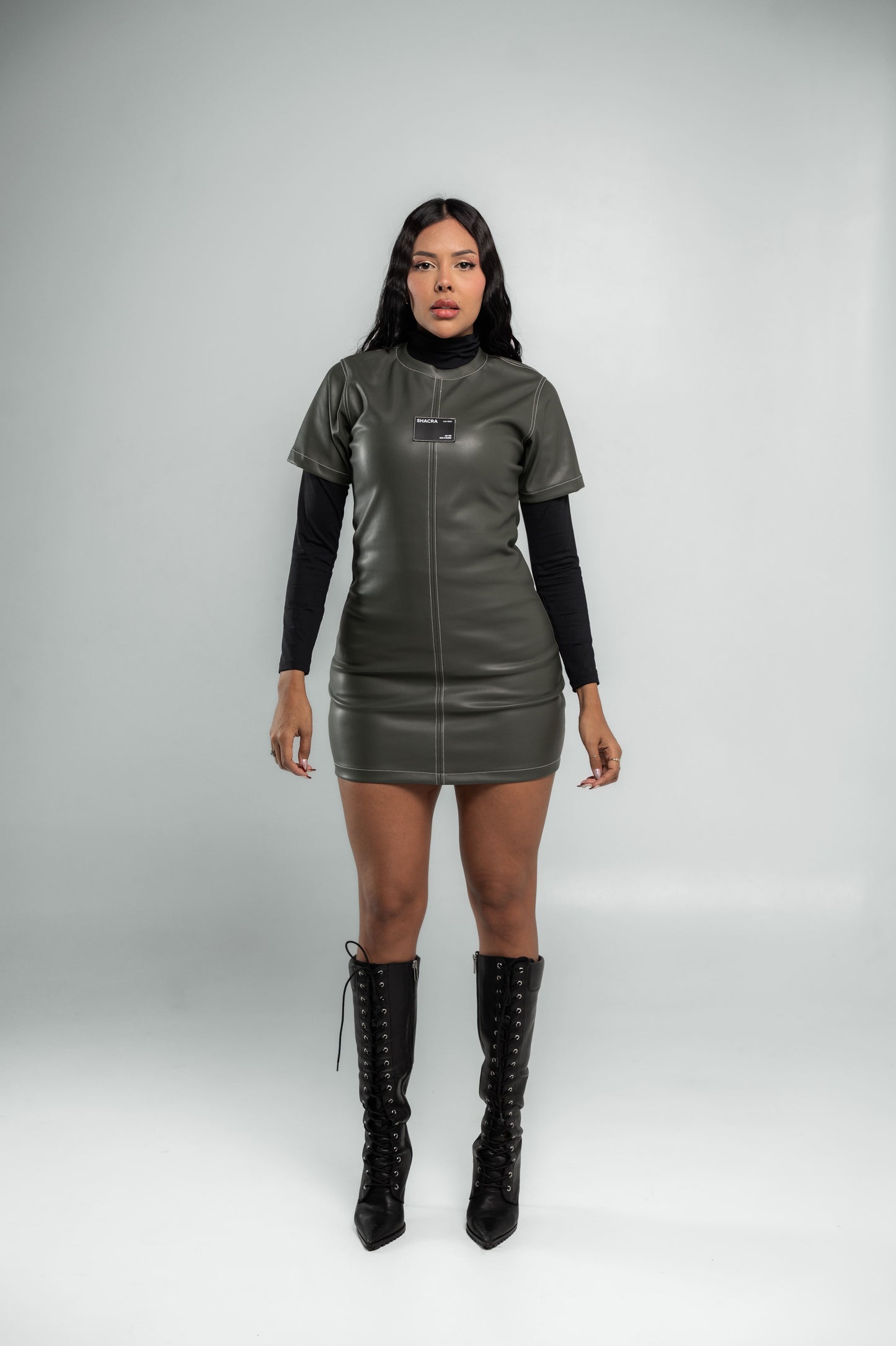 MILÁN FOR HER OLIVE GREEN